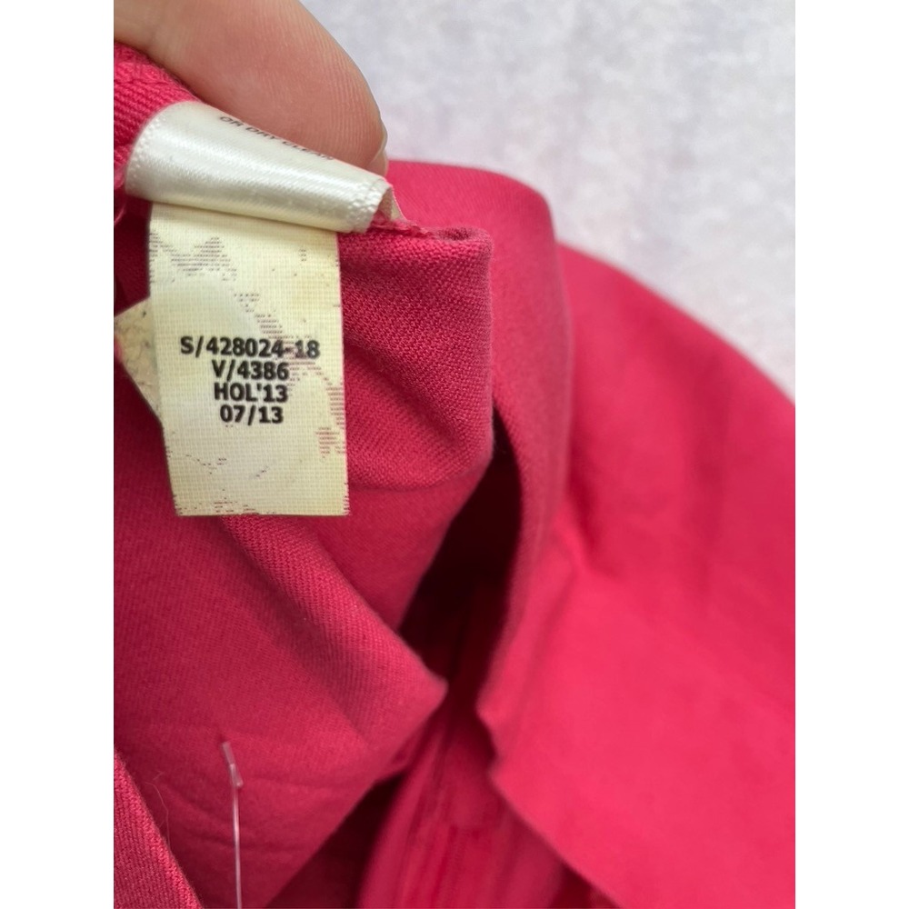 BANANA REPUBLIC Womens Pencil Skirt Red Cotton Blend Size 10 Knee Length - Picture 9 of 9